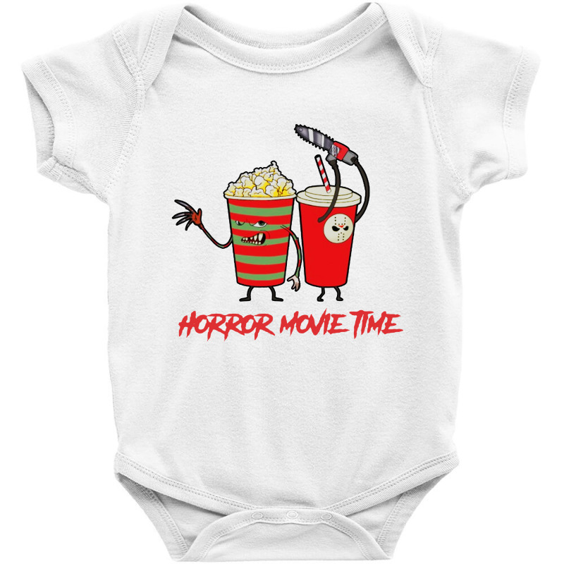 Horror Movie Time Baby Bodysuit by John Martabak | Artistshot