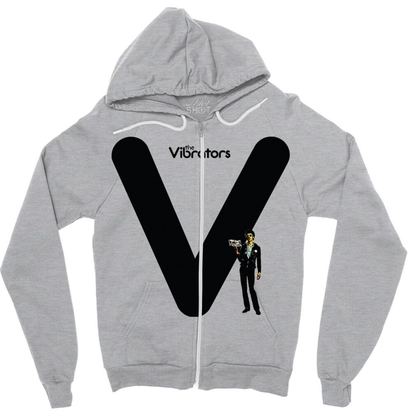 The Vibrators Zipper Hoodie by aldbscanetoj | Artistshot