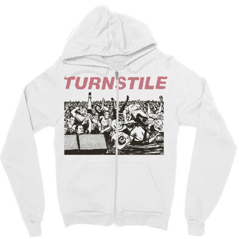 Nes Music Turnstile Zipper Hoodie by pilitamaquiu | Artistshot