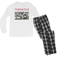 Nes Music Turnstile Men's Long Sleeve Pajama Set | Artistshot