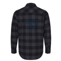 Burlington Connecticut Ct Vintage Athletic Navy Sports Desig Flannel Shirt | Artistshot