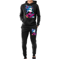 Cyberpunk Aesthetic Samurai Demons Mask Japanese Girl Hoodie & Jogger Set | Artistshot