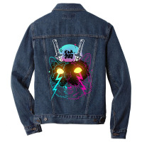 Cyberpunk Cat Kitten Japanese Retro Vaporwave Cats Men Denim Jacket | Artistshot