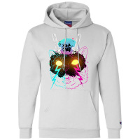 Cyberpunk Cat Kitten Japanese Retro Vaporwave Cats Champion Hoodie | Artistshot