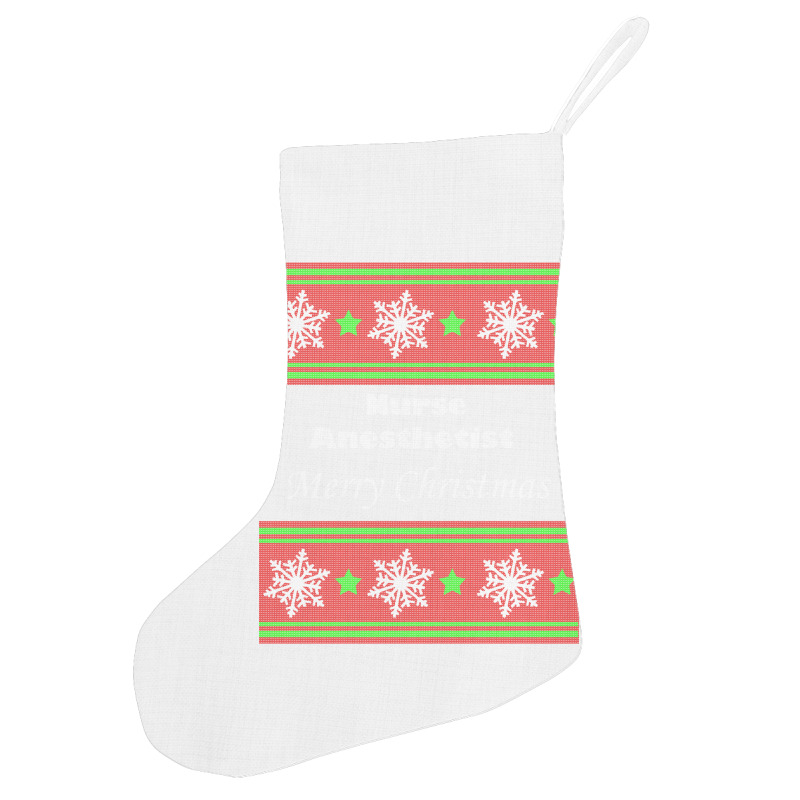 Nurse Anesthetist Christmas Holiday Stocking | Artistshot