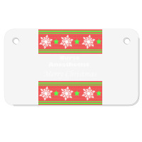 Nurse Anesthetist Christmas Motorcycle License Plate | Artistshot