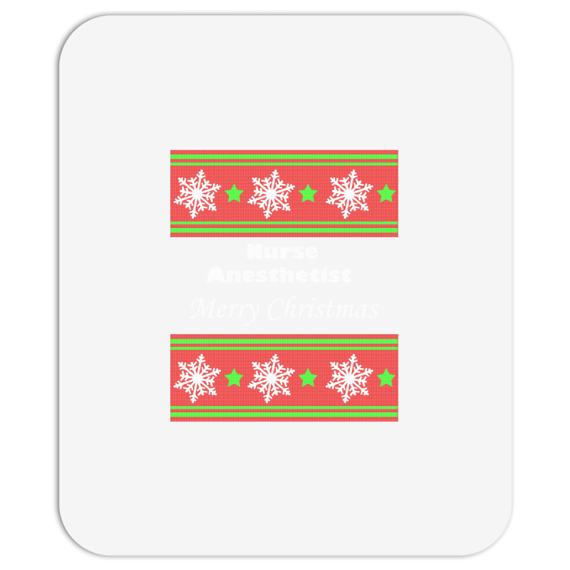 Nurse Anesthetist Christmas Mousepad | Artistshot