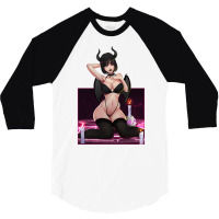 Succubus Girl 3/4 Sleeve Shirt | Artistshot