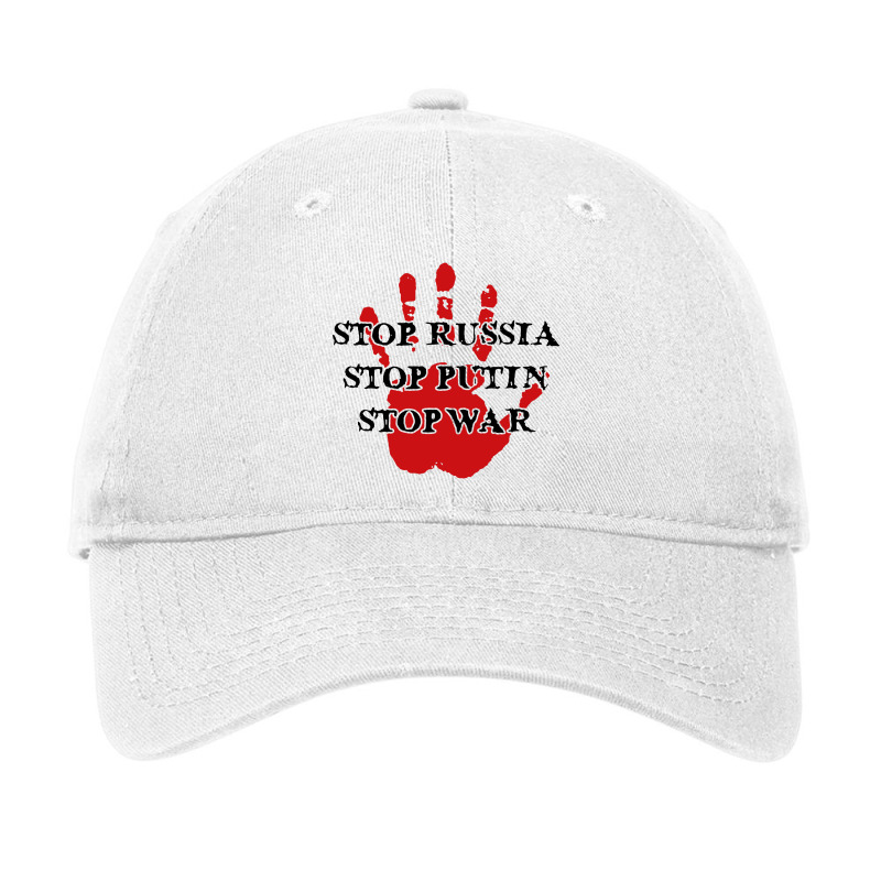 Stop Russia Stop Putin Stop War Adjustable Cap by Lili Fashion | Artistshot