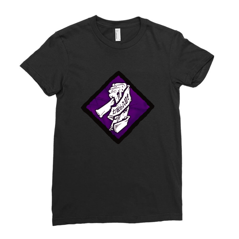 Lucky Break Hq Diamond Perk Inspired Splash Art Ladies Fitted T-shirt | Artistshot