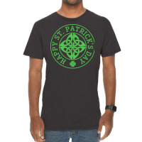 St Patricks Day T  Shirt Happy St Patricks Vintage T-shirt | Artistshot