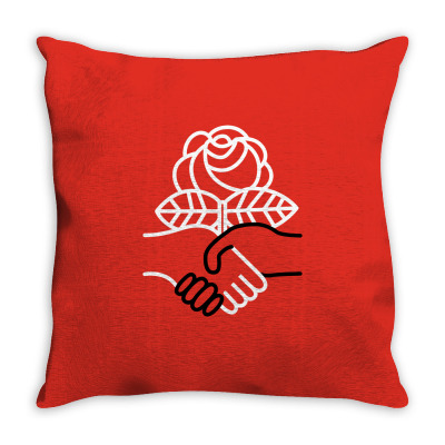 Democratic Socialists Of America Throw Pillow Designed By Planetshirts