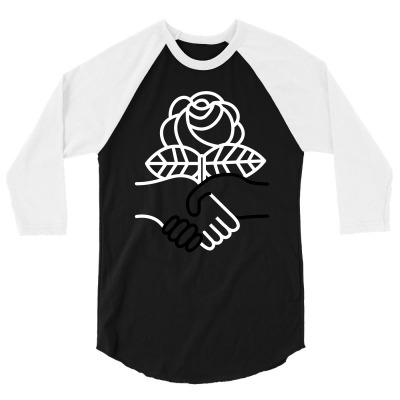 Democratic Socialists Of America 3/4 Sleeve Shirt Designed By Planetshirts