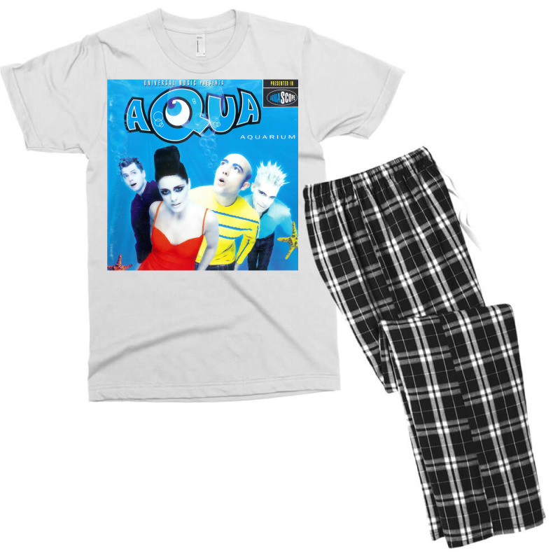 Aqua Aquarium Album Cover Men's T-shirt Pajama Set by devitssewdaf | Artistshot