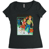 Let's Run Away Women's Triblend Scoop T-shirt | Artistshot