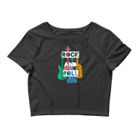 Rock And Roll Instruments Crop Top | Artistshot