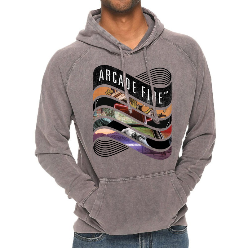 Arcade Fire   Discography Vintage Hoodie by devitssewdaf | Artistshot