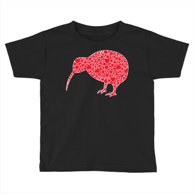 Kiwi Hearts Valentine's Day Bird Animal Lover Girl Gift T Shirt Toddler T-shirt Designed By Luantruong