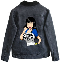 Super Best Mega Milk Unisex Sherpa-lined Denim Jacket | Artistshot