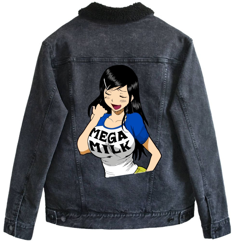 Super Best Mega Milk Unisex Sherpa-Lined Denim Jacket by sixsuspend | Artistshot