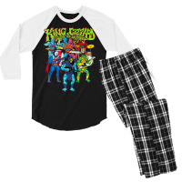 King Gizzards And The Lizard Wizard Men's 3/4 Sleeve Pajama Set | Artistshot