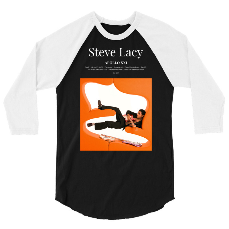 Steve Lacy   Apollo Xxi (2019) Music Album Cover Poster 3/4 Sleeve Shirt by jorsievinettc | Artistshot