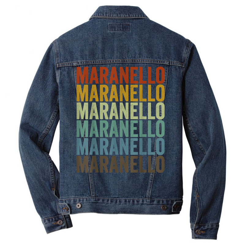 Maranello Retro City T Shirt Men Denim Jacket | Artistshot