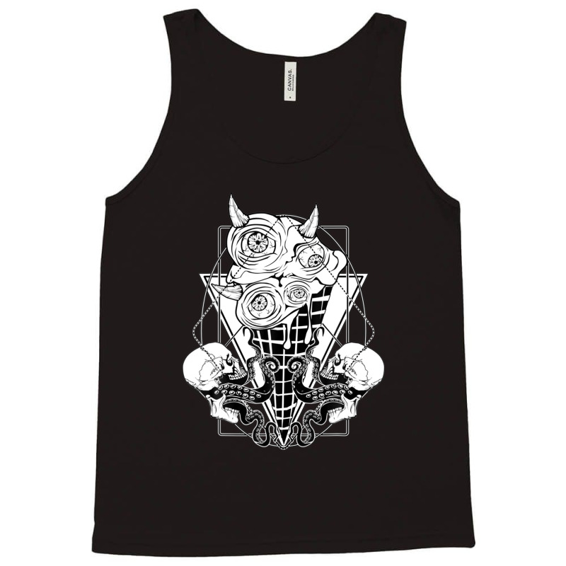 Skull Moon Phases Pastel Goth Gothic Occult Wicca Tank Top | Artistshot