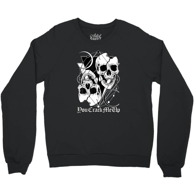 Skull Moon Phases Pastel Goth Gothic Occult Wicca Crewneck Sweatshirt | Artistshot