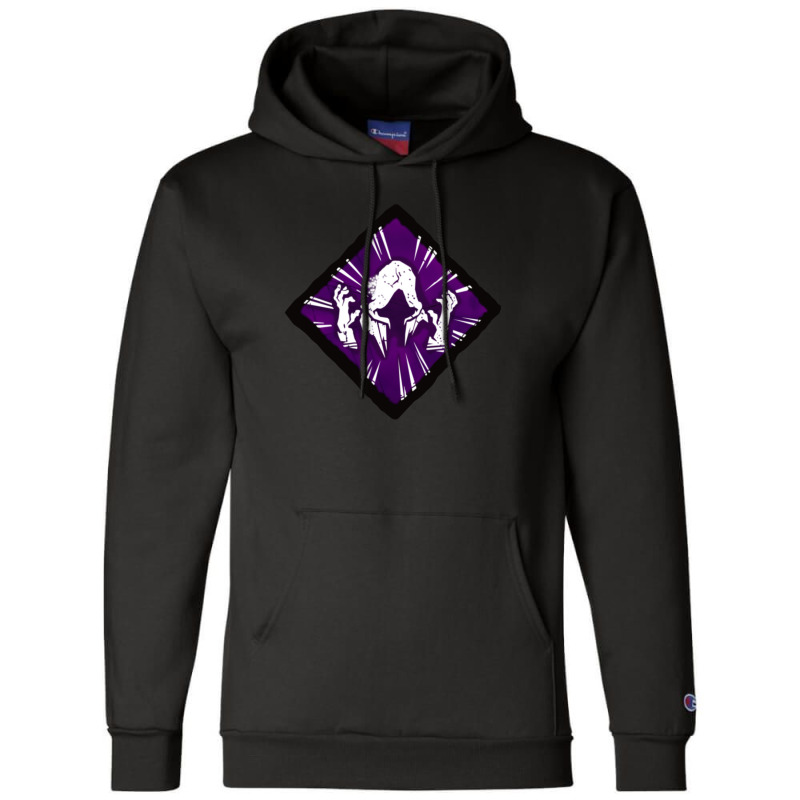 Mad Grit Hq Diamond Perk Inspired Splash Art Champion Hoodie | Artistshot