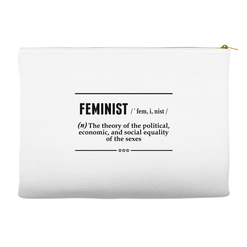 Feminist Noun Accessory Pouches | Artistshot