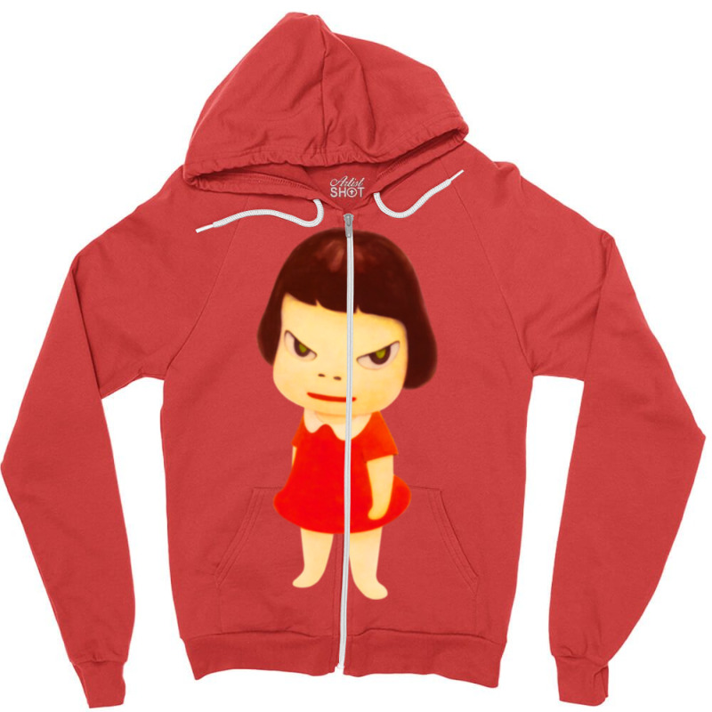 Yoshitomo Nara Zipper Hoodie | Artistshot