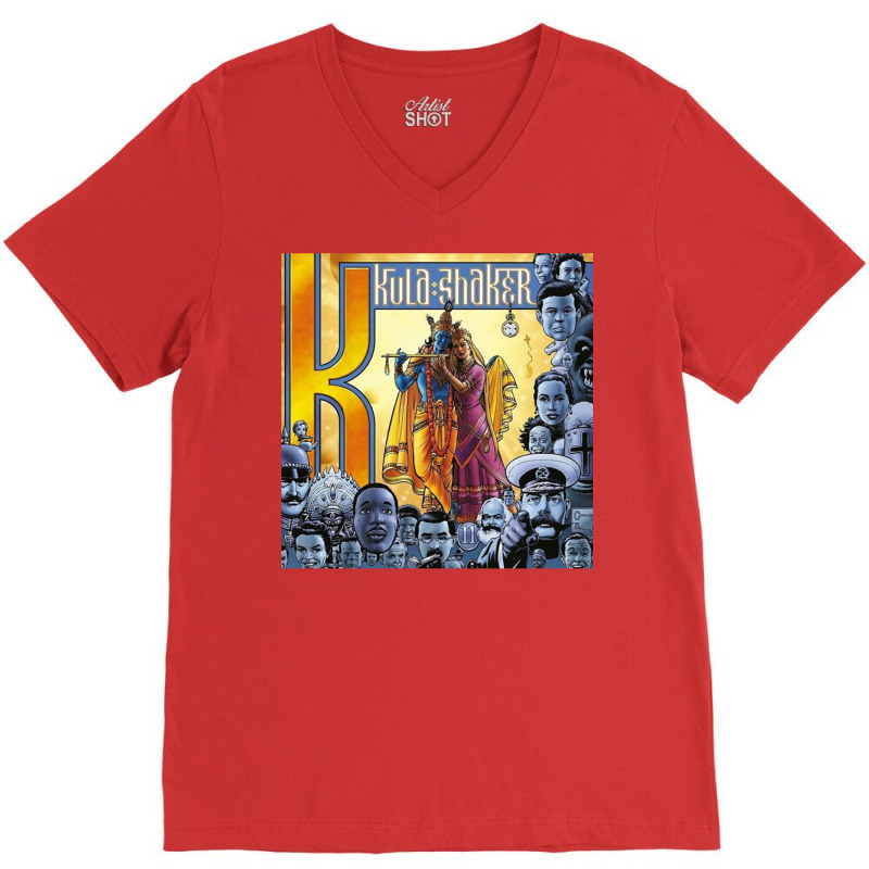 Kula Shaker V-Neck Tee by khzamdaragb | Artistshot