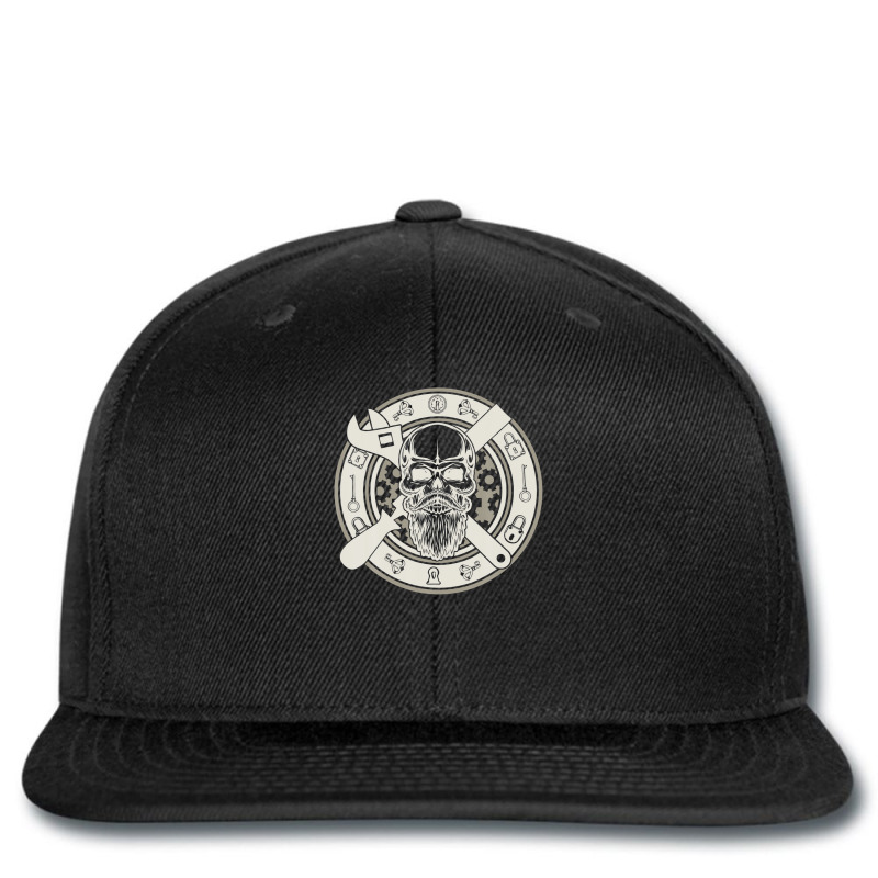 Crafting & Craft Profession - Skull Tradesman Locksmith Printed hat by pelinratiank | Artistshot