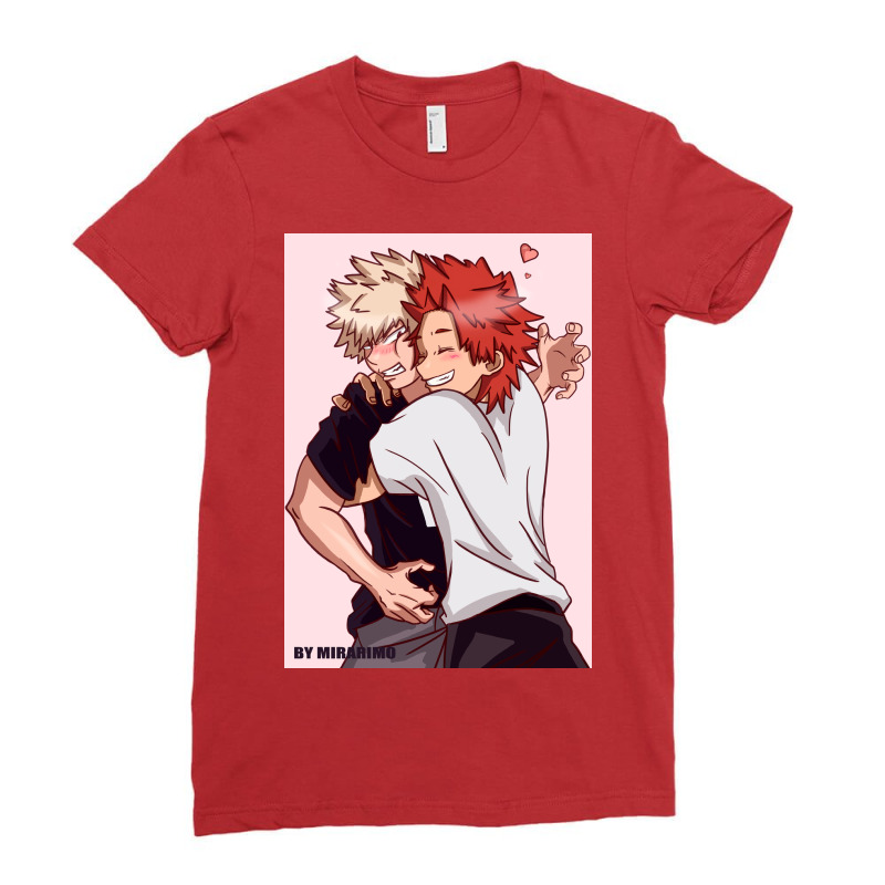 Kiribaku Ladies Fitted T-Shirt by faschalekrie | Artistshot