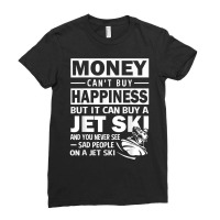 Jet Ski Happiness Funny Water Sport T Shirt Ladies Fitted T-shirt | Artistshot