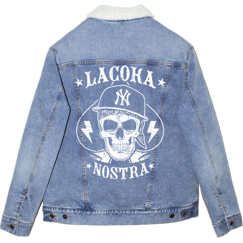 Lcn La Coka Nostra Unisex Sherpa-lined Denim Jacket | Artistshot