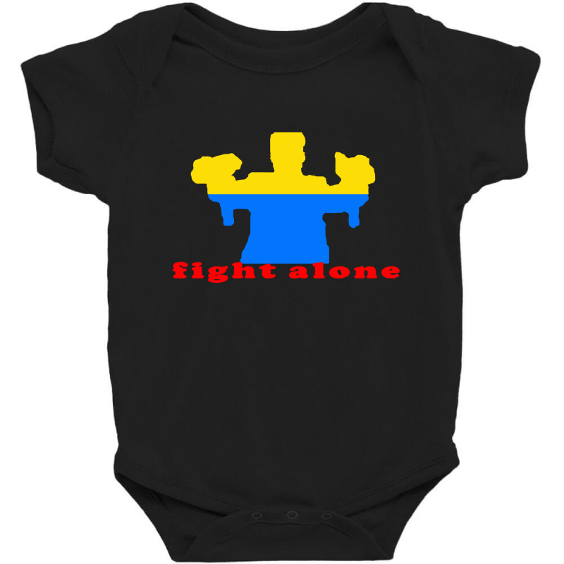 Fight Alone Baby Bodysuit by TrendTee | Artistshot