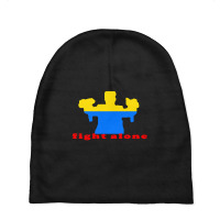 Fight Alone Baby Beanies | Artistshot