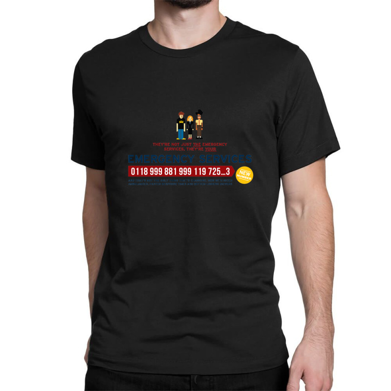 It Crowd - Emergency Services Classic T-shirt | Artistshot