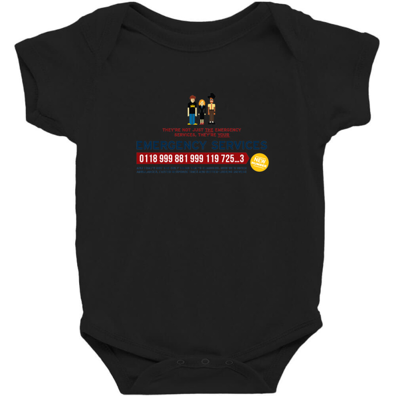 It Crowd - Emergency Services Baby Bodysuit | Artistshot