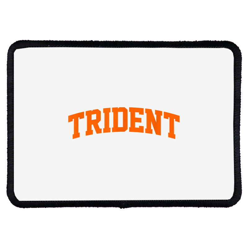 Trident Arch Athletic College University Alumni Style T Shirt Rectangle Patch | Artistshot