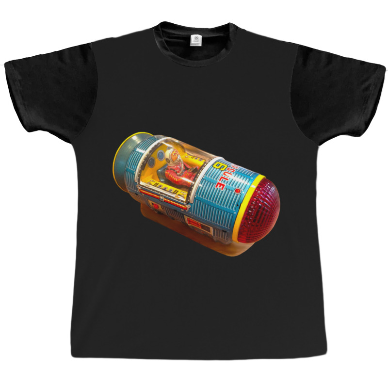 Retro Tin Space Capsule Printstickeretc Graphic T-shirt | Artistshot