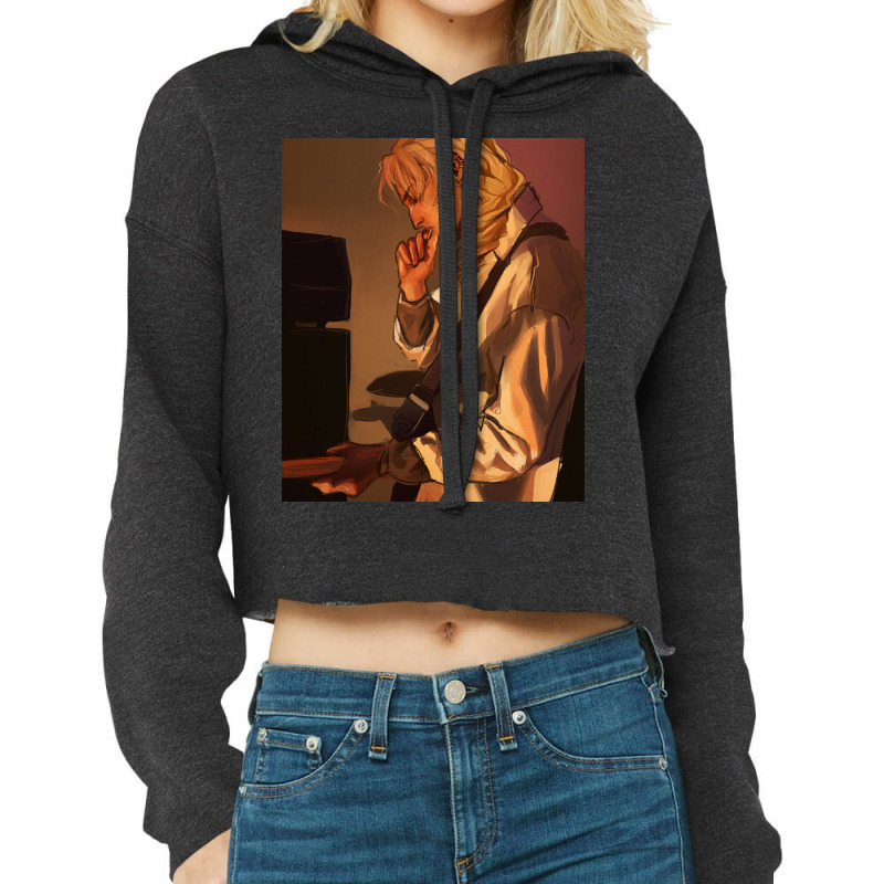 Klavier Gavin Guitar Cropped Hoodie by faschalekrie | Artistshot