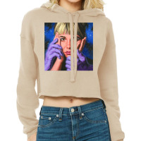 Beach Bunny Emotional Creature Album Cover Sticker Cropped Hoodie | Artistshot