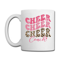 Cheer Coach Leopard Cheerleading Props Cute Cheer For Coach Coffee Mug | Artistshot