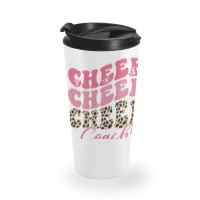 Cheer Coach Leopard Cheerleading Props Cute Cheer For Coach Travel Mug | Artistshot