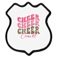 Cheer Coach Leopard Cheerleading Props Cute Cheer For Coach Shield Patch | Artistshot