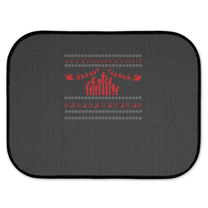 Ugly Christmas Sweater For Guitaris Rear Car Mat | Artistshot