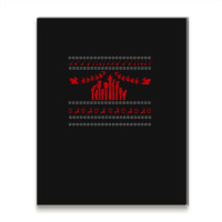 Ugly Christmas Sweater For Guitaris Metal Print Vertical | Artistshot